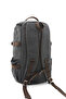 Eba-6051 Canvas (Cotton) Backpack Hand Luggage Suitcase with Laptop Compartment Camping Travel Mountaineer Black - 6