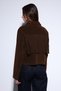 Brown Tassel Detailed Suede Women's Jacket - 6