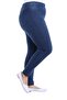 Women's Jeans Gathering Full Lycra Elastic Waist High Waist Large / Small Size - Red