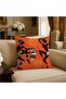 Double-Sided Printed Set of 4 Throw Pillow Covers with Ethnic African Figures - 2