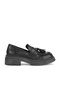 Black Leather Women's Classic Shoes 01Wd2109