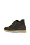 Khaki Suede Women's Flat Boots 01Wt3312 - 5