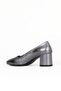 Lead Shiny Leather Women's Heeled Shoes 01We5601 - 5