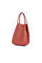 Coral Leather Women's Shoulder Bag 01Wb0014 - 3