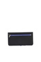Black Cobalt Blue Leather Women's Wallet - 3