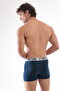 Cotton Lycra Flexible Fabric Printed Colorful Patterned Set of 3 Men's Boxers - 4