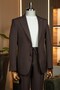 Exclusive Drawstring Sports Suit Brown