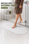 Safe and Non-Slip Shower Mat - 34X68 cm Bathroom Mat with Suction Cups White Color M-130 - 2