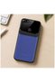 Huawei Y7 Prime 2018 Compatible Case Lens Leather Case Navy Blue - 4