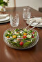 Alegre Crystal Salad Bowl Large Size |   Stylish Glass Presentation Bowl