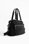 Sn 4018 Water Resistant Multi-Compartment Crinkle Bag Arm Bag Shoulder Black - 5