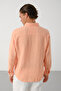 Men's Breathable Muslin Fabric 100% Cotton Washable Pocketless Shirt - 7