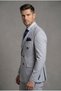 Men's Double-Breasted Slim Fit Suit (New Season) - 4