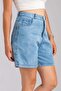 Women's Five-Pocket Bleach Wash Lyocell Thin Denim Fabric Denim Skirt Bleach Wash - 5