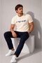 Regular Fit Men's Woven Cotton Chest Printed T-Shirt - 3