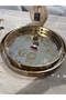 Home Decoration Double Mirrored Tray