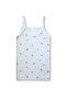 100% Cotton Girls' Floral Patterned Thin Strap Ribbed Undershirt Set of 5 / Ages 2-11 / Undershirt / Underwear - 6