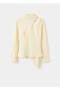 Scarf collar blouse - 3