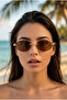 Tifi Women's Sunglasses Oval Model Thin and Light - 5