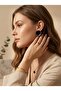 Gold Night Series Gold Round Earrings - 2