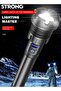 مصباح يدوي LED طراز XHP160، قوي وقابل لإعادة الشحن، مصباح تكتيكي، مصباح تخييم USB 26650، تصميم قصير - 5