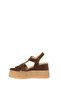 İzobella Women's Sandals High Feta Genuine Leather - 8