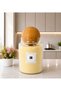 Set of 2 Wooden Ball Lid Glass Flour Salt Storage Jars 800 ml with Label Gift - 5