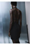 Halter Neck Smocked Dress - 4