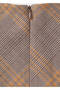 Checkered Slim-Fit Blouse - 8