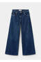 Wide Leg Low Waisted Jeans - 3