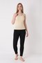 100% Cotton Women's Skin Color Thick Strap Tank Top - 5
