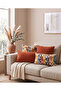 '' Noir'' Collection 4-Piece Premium Textured Decorative Throw Pillow Combination Set