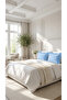 2 Pieces of Ruffled Cotton Fabric Pillowcases 50 X 70 - 3