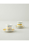 Talavera Garden Bone Porcelain 4 Piece Coffee Cup Set for 2 People 90 ml A. Blue-Green-Yellow - 2