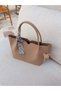 Morca Women's Scarf Detailed Long Strap Handbag - 5
