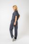 Smoked Short Sleeve Crew Neck Relaxed/Casual Fit Modal Top and Bottom Set - 6