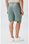 Mint Keten Comfort Şort - 3