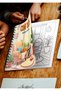 Bold and Easy Comf Day 20 X 20 cm Large Coloring Book - Coloring Book for Adults and Children - 6