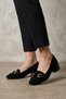Black Suede Women's Heeled Shoes 33Wa7711 - 2