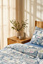 Cotton Collection Ranforce Single Duvet Cover Set City - 2