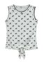 Bow Patterned Set for 2-5 Years - Ecru - 3