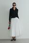 White Liza Belted Skirt - 2