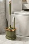 Toilet Brush and Cleaning Brush Set, Green, Wall Mountable, 45 cm - 3