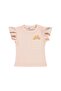 Floral Embroidered T-Shirt with Pockets for 2-5 Years Old - Powder - 5