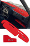 Tofaş Şahin Doğan Kartal High Chest Red Torpedo Covering Carpet & Torpedo Lower Table Protection Cover |   Embroidered