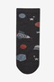Boy's Space Night Multicolored 4-Piece Socks - 2