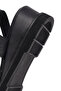 Women's Black Ankle Buckle Wedge Heeled Leather Sandals 26Sfd132318 - 8