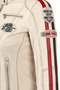 Ladyracer Women's White Embroidered Slim-Fit Leather Jacket 25Sgm589851 - 6