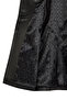 Rhoda(Plus) Women's Black Collar Fur-Trimmed Wide Fit Leather Coat 24Wge52931M - 7