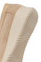 Women's Beige Buckle-Strapped Wedge Heeled Suede Leather Comfort Loafer 26Pfd411310 - 7